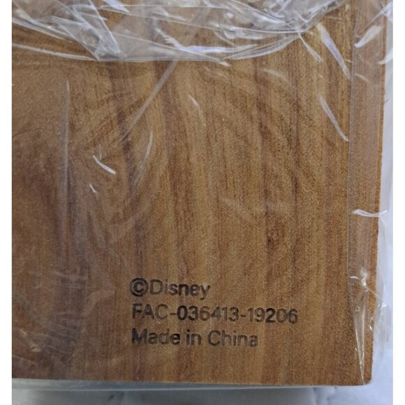 Walt Disney World Passholder Wooden Coaster Set Of 4 Minnie Mouse New In Box - Picture 4 of 6